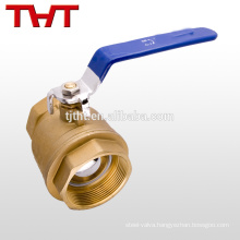 1/2" 2" inch 600 wog full port chrome plated brass ball valve